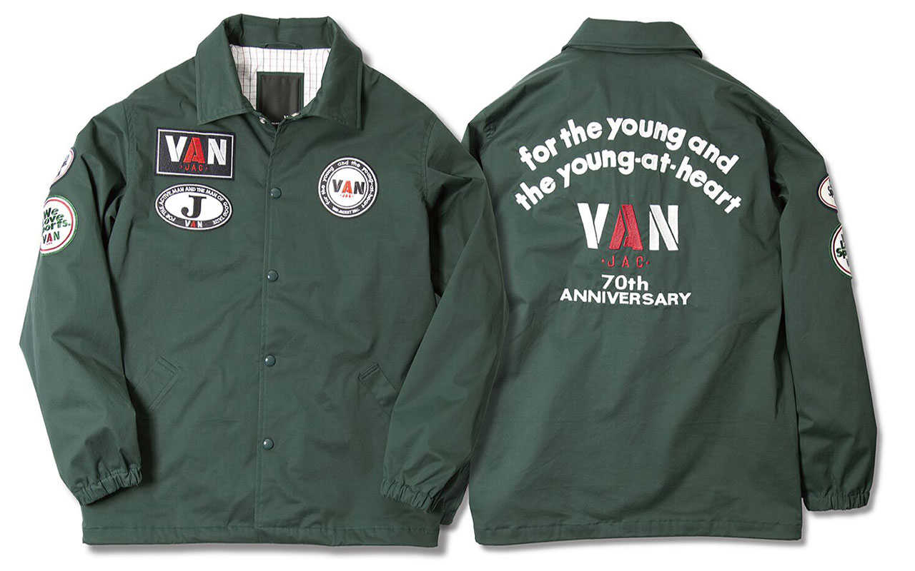 極美品 【サイズ LL 】VAN JAC 70周年 ロゴ ウインドブレーカー身幅65