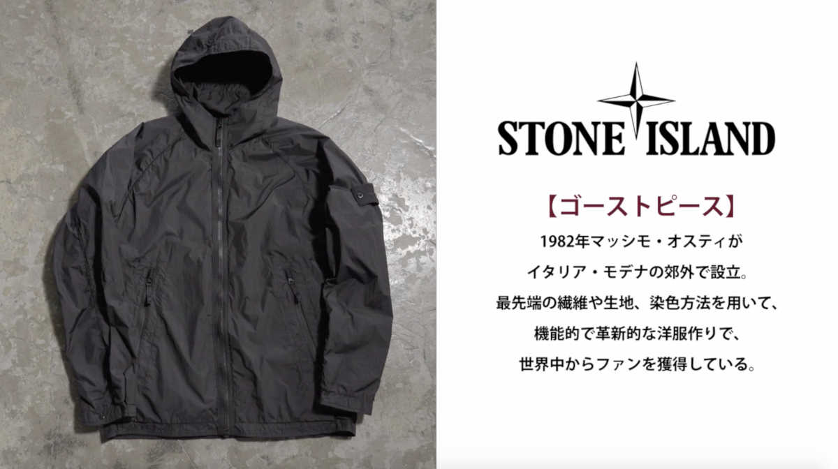 STONE ISLAND ナイロンパーカー（黒、L） - アウター