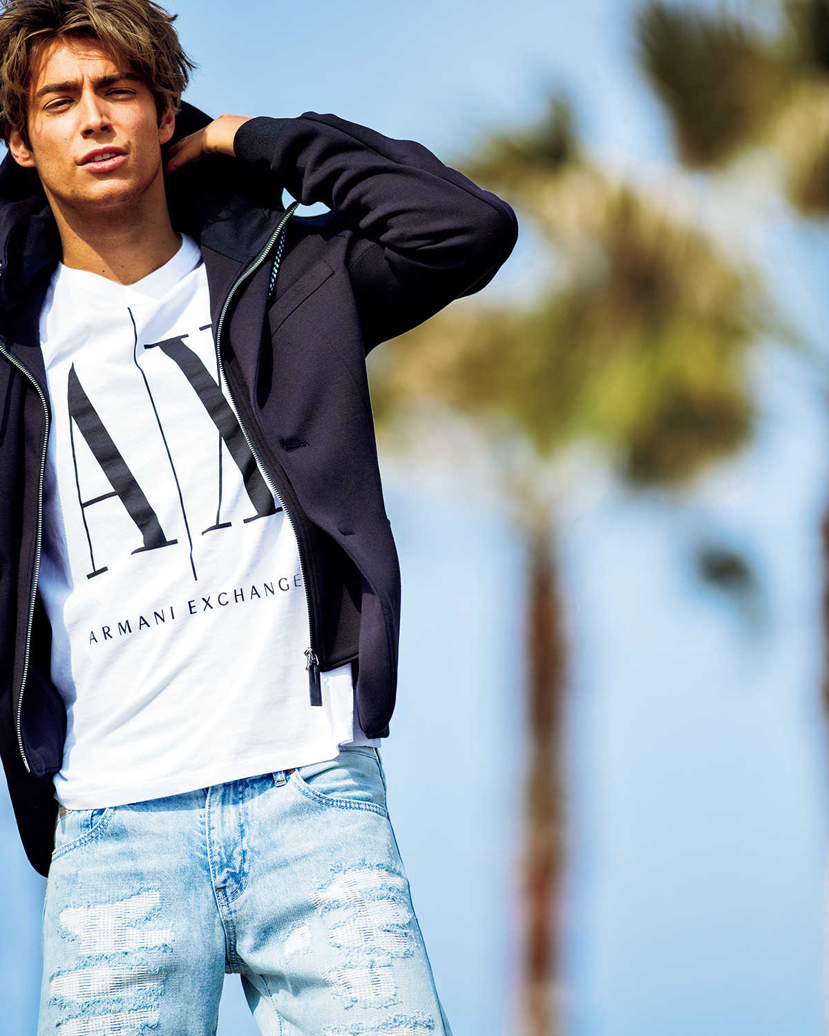 誠実】 ARMANIexchange デニムジャケット agapeeurope.org