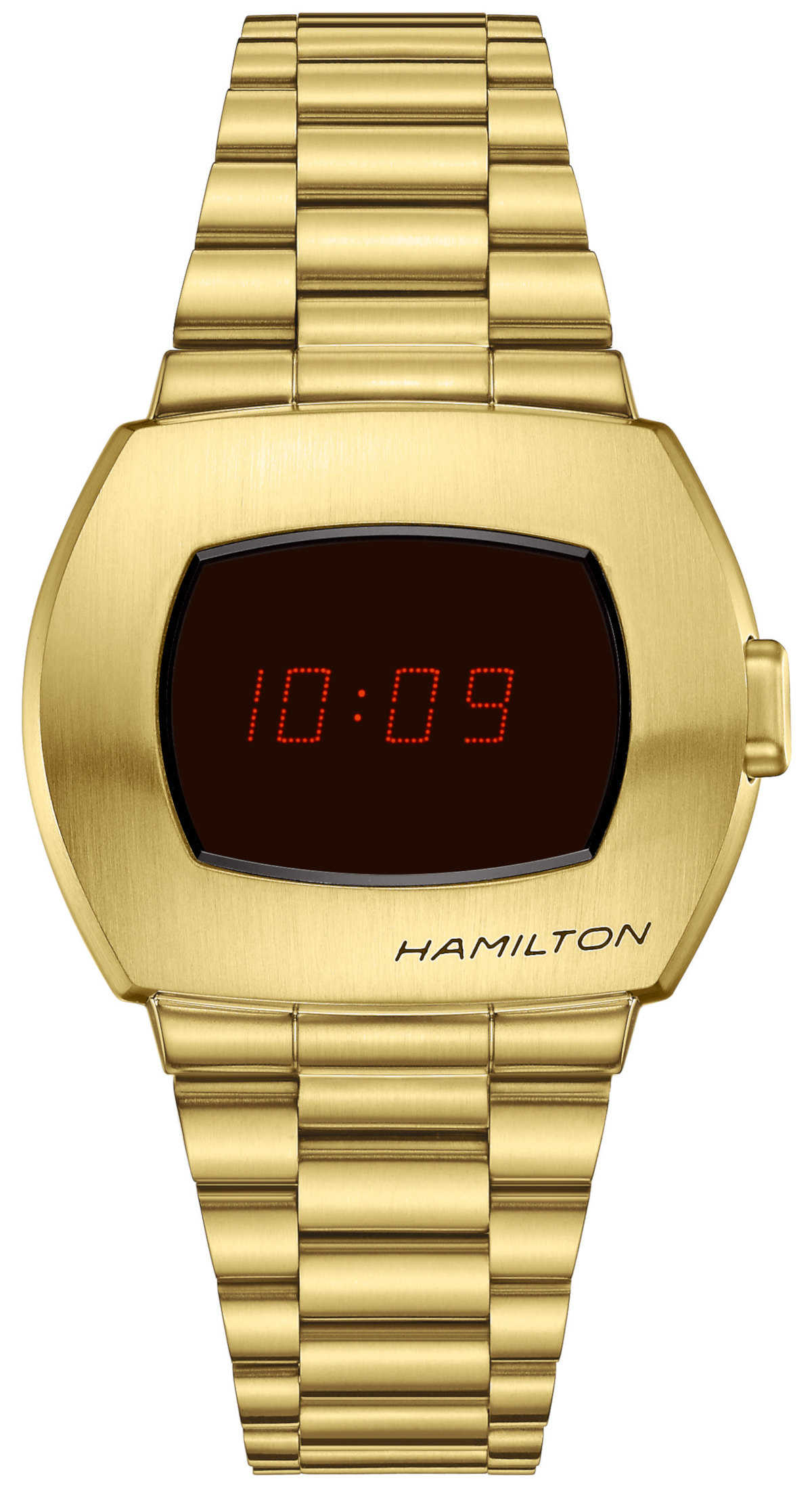 ハミルトン〉の復刻デジタル時計は『007』も魅了した近未来フェイス ...
