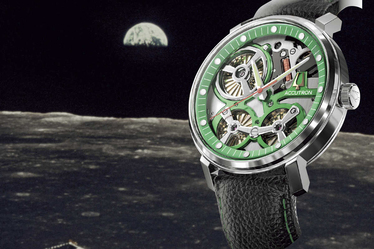 エクルベージュ ブローバアキュトロン音又時計 bulova スペースビュー