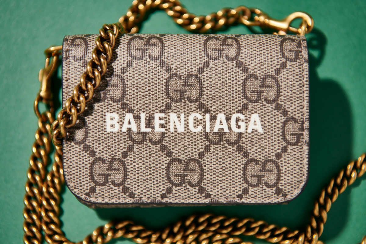 グッチ＆バレンシアガ コラボBALENCIAGA財布 - 小物