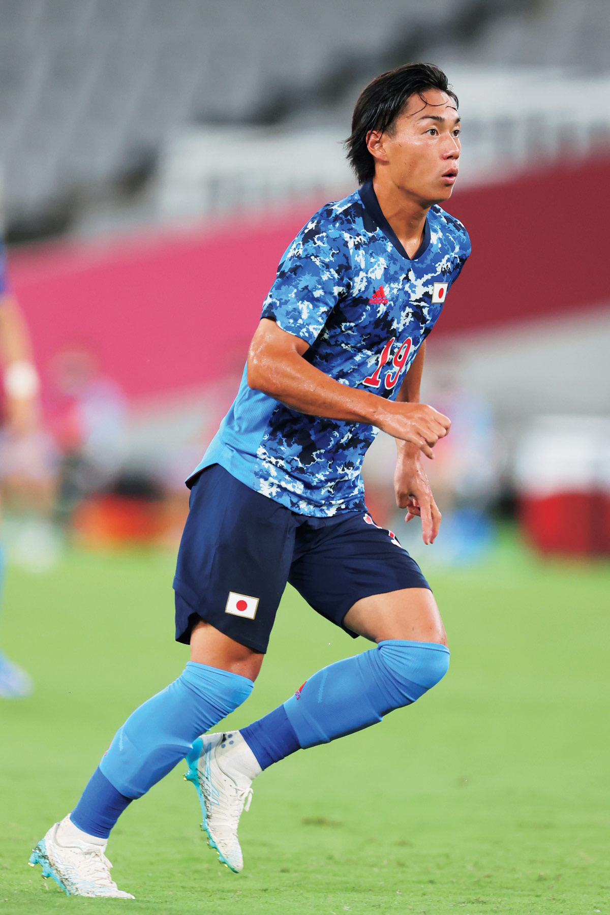 サッカー日本代表ユニフォーム 林大地選手実着用 サッカー日本代表ユニフォーム 林大地選手実着用 - メルカリ