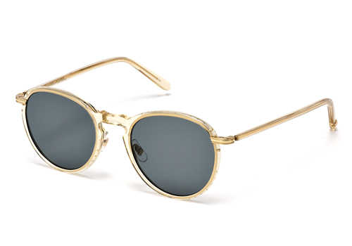 美品 GARRETT LEIGHT クリアフレーム 彫金ゴールド サングラス 01_ff496ae9-0d35-4da4-b83f-