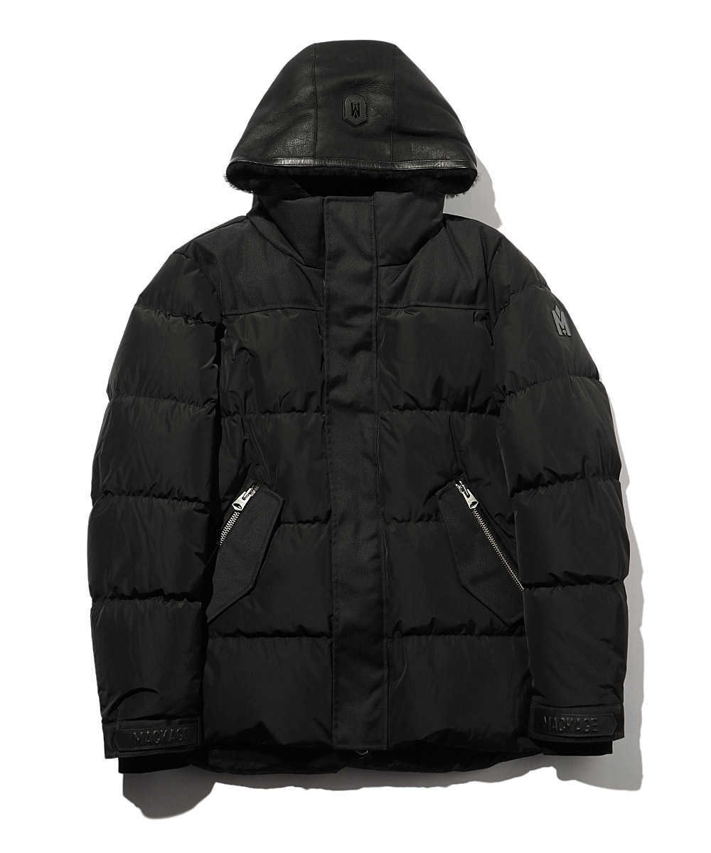 Mackage レザー ダウンジャケット お出かけ 万能 ロゴ 防寒 洗練 MACKAGE (マッカージュ) メンズ ダウンジャケット KENT-Z ケント