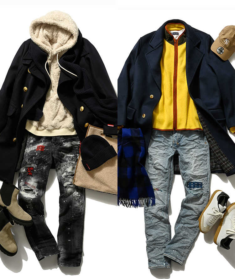 WEEKLY COORDINATE vol.102 上質ネイビーコートは
