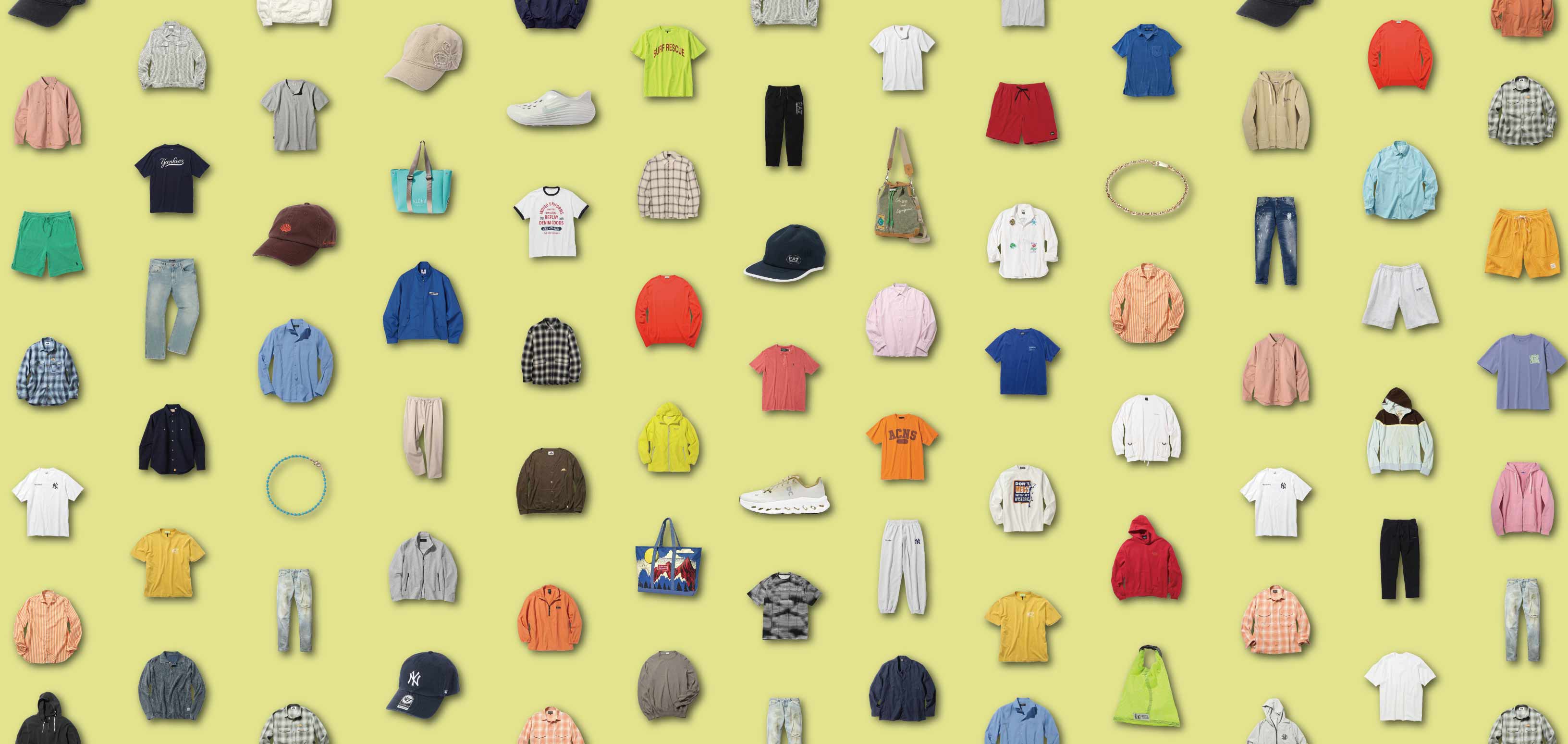 今着たいのは、これ！ “直感キーワード”で見つける、 スタメンアイテム