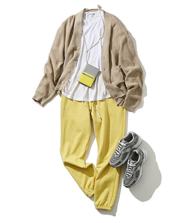 ◆3ＰＣ カーデ＆トップス＆パンツ セット 楽ちんコーデ 11cl3co_001.jpg