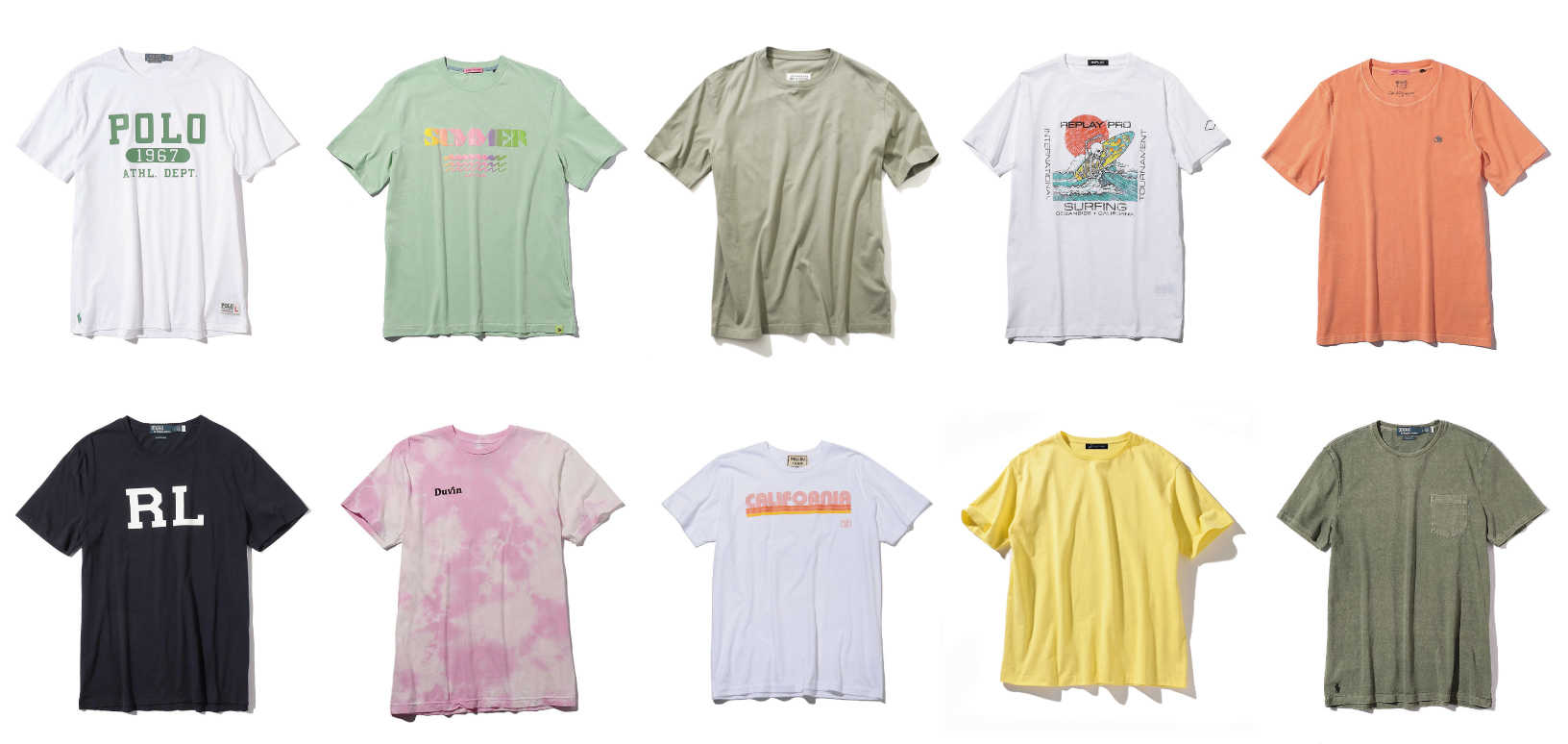C'mon! The T-shirt Lovers! バイヤーの推しコメントつき! 厳選Tシャツ50枚