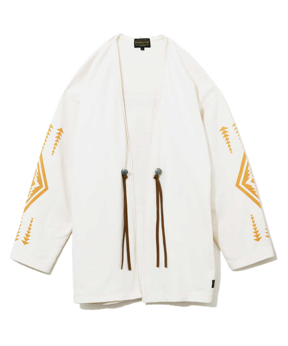 【Safari×PENDLETON/美品】 バックプリントスウェットガウン PENDLETON(ペンドルトン) 大人気別注シリーズやコラボバッグが