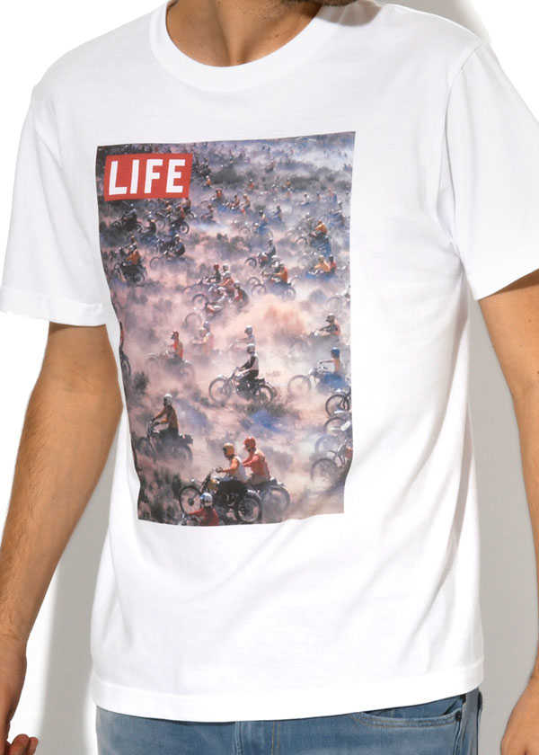 思わず目を引く“LIFE”Tシャツ！