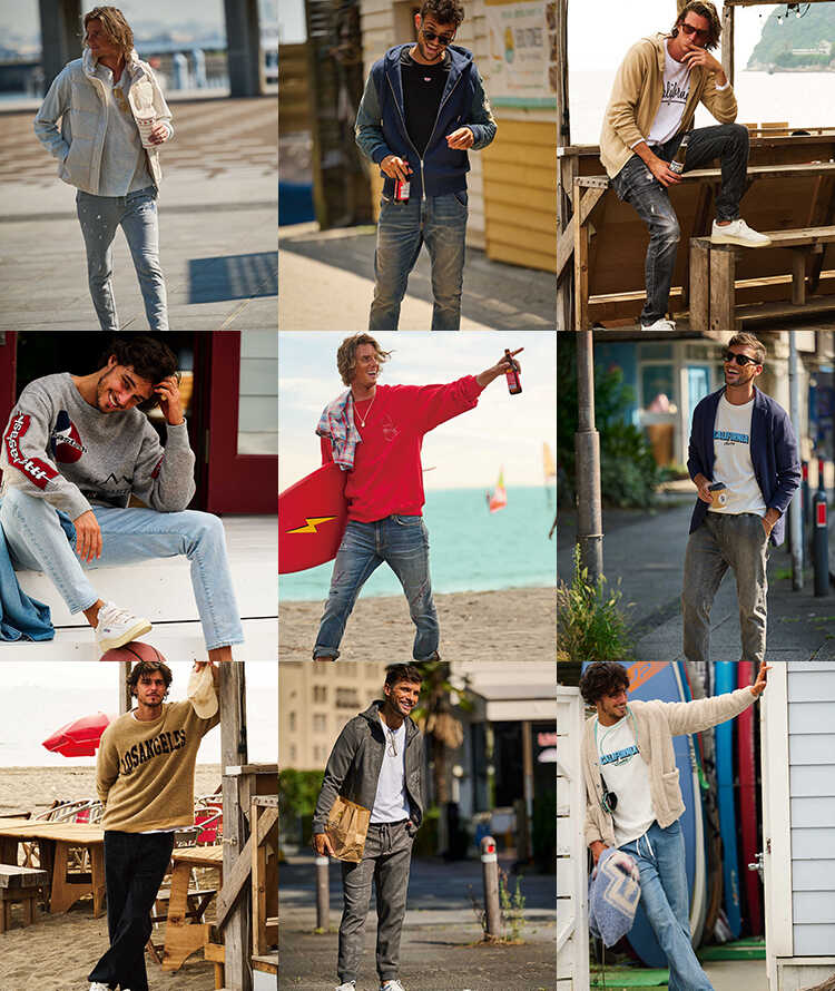 美品】エポカ-EPOCA-スリムフィットカラーデニムパンツ （CROSS WAIST  