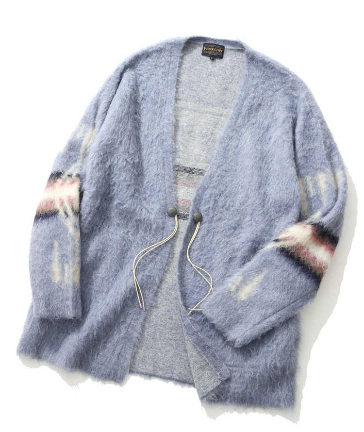 PENDLETON ニットガウン カーディガン ペンドルトン コンチョ 今週の 