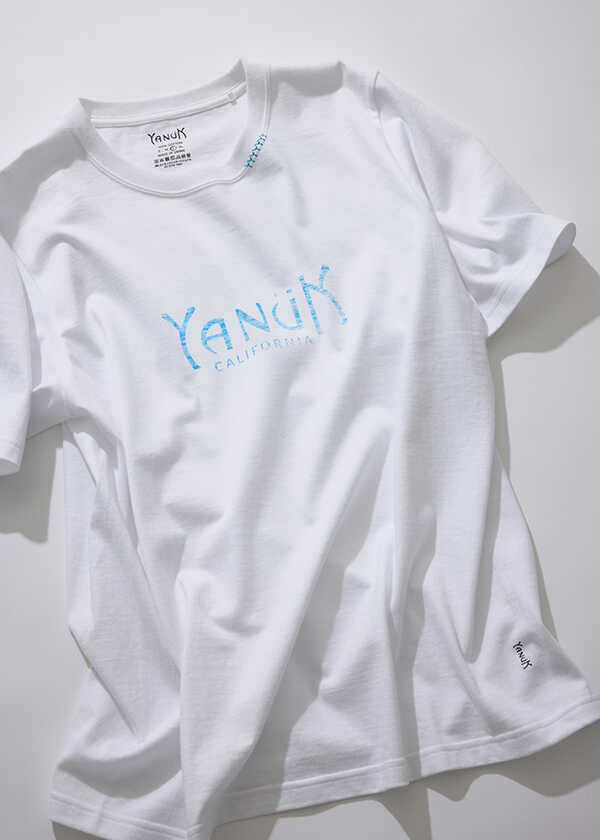 【値下げ】ヤヌーク/YANUK フォトプリントTシャツ YANUK(ヤヌーク)｜プリントTシャツ/ライラック の通販｜ELLESHOP