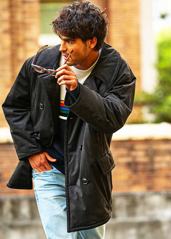 別注限定 軽量 エコスウェードピーコート | メイプル | Safari Lounge