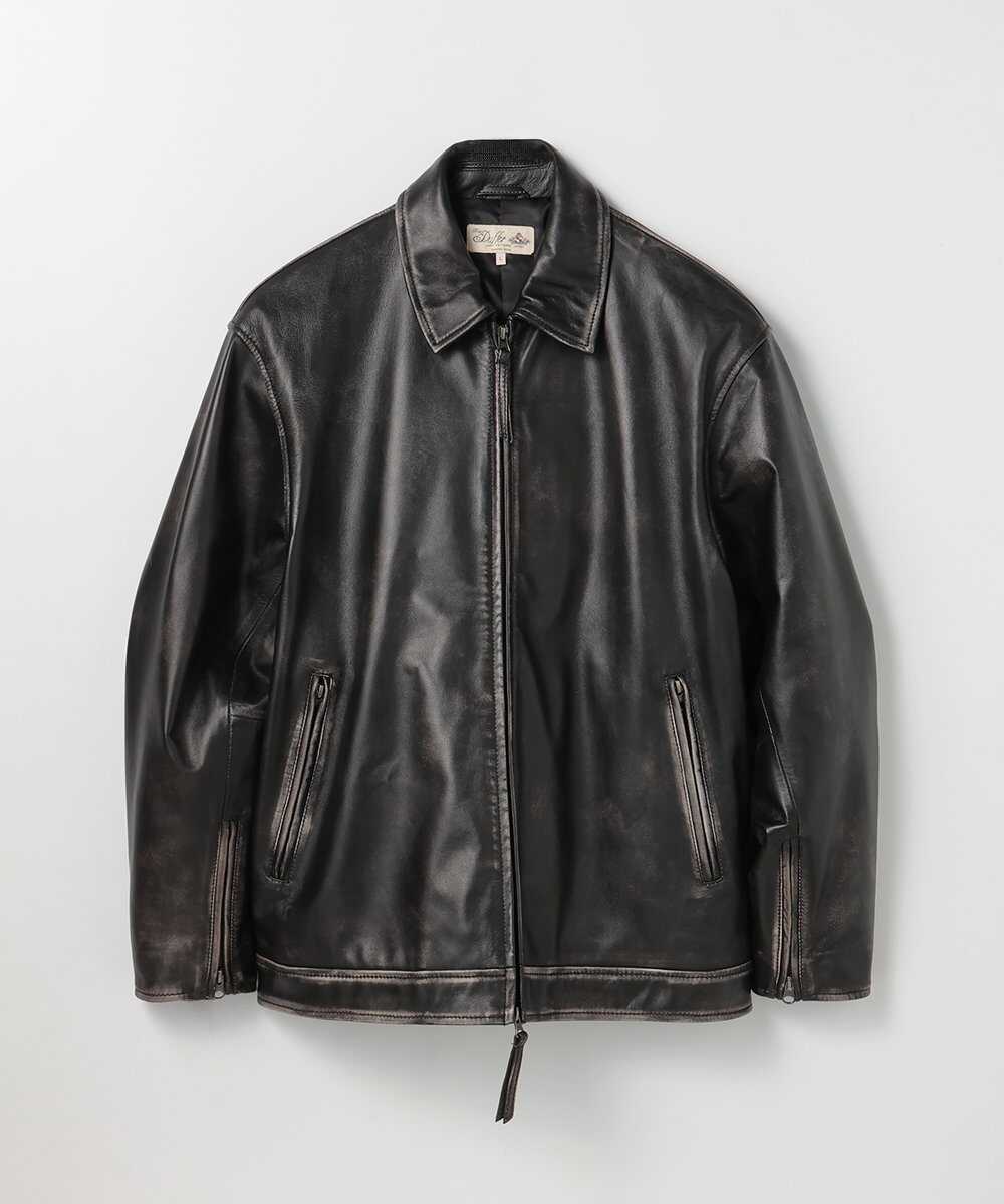 y*u様 【美品】ダファーオブセントジョージ 羊革 レザーブルゾン 旬のショート丈アウターコーデ｜The DUFFER of St.GEORGE｜Official