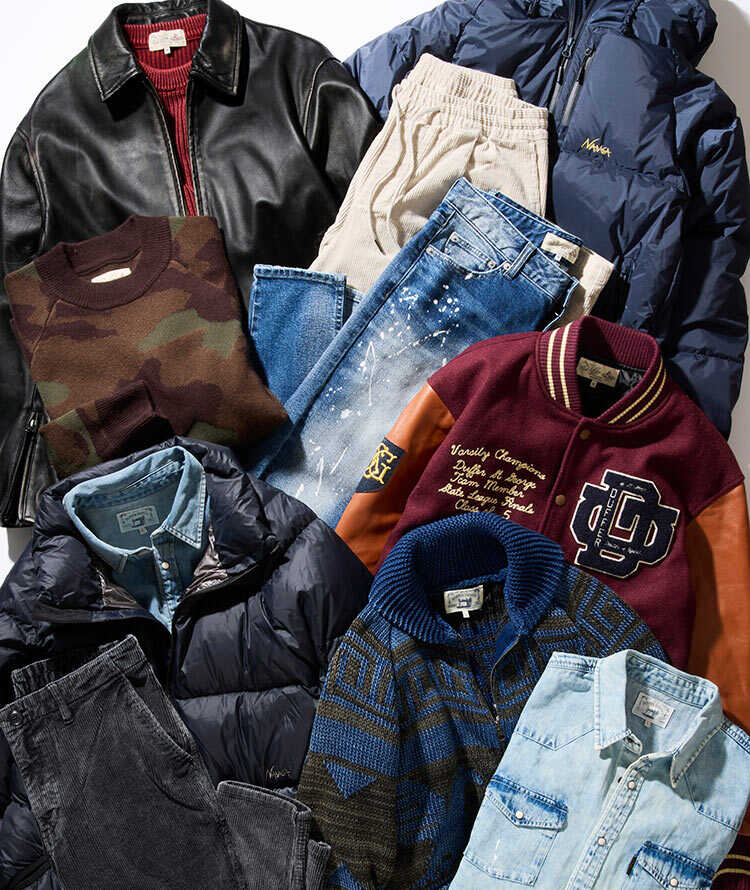 FOCUS BRAND vol.357 アウターからインナー、ボトムスまで揃い踏み