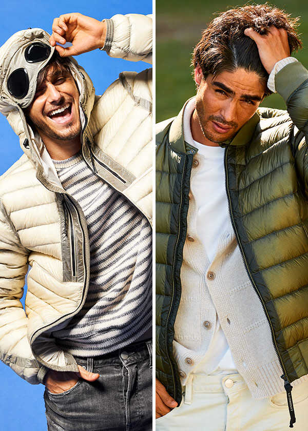 見えそうで見えない、深みとこなれ感抜群な〈C.P.カンパニー〉のダウン！