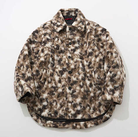 別注先行 ブラッシュド ループ ボアブルゾン