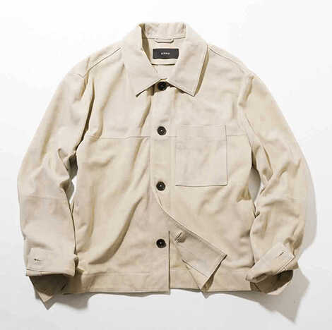 ”PEAK”スウェードレザージャケット