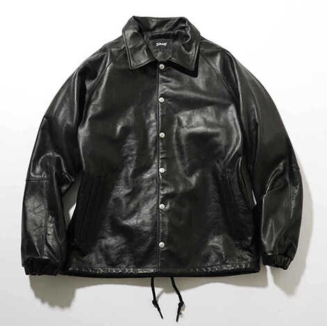レザーコーチジャケット