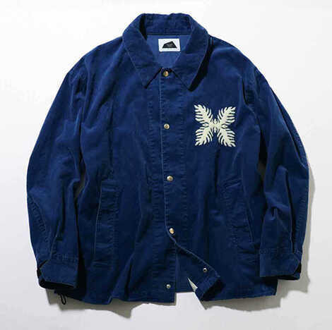別注限定 インディゴコーデュロイ コーチジャケット