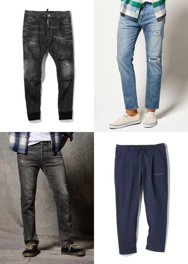 都会的な雰囲気を底上げしてくれる、"美脚"ボトム