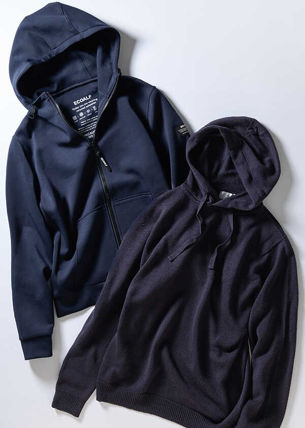 【意外と盲点!?】パーカはネイビーで格段に上品さが変わる