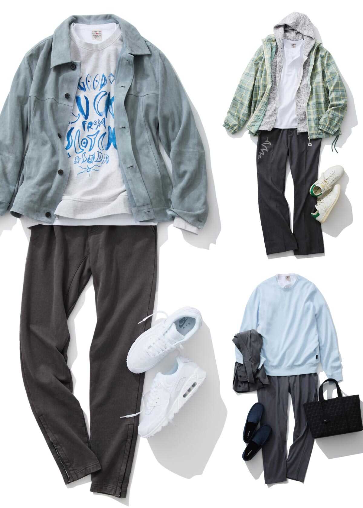 【気温15℃を超えたらこんなコーデで】春色トップに合うのはグレーの1本！