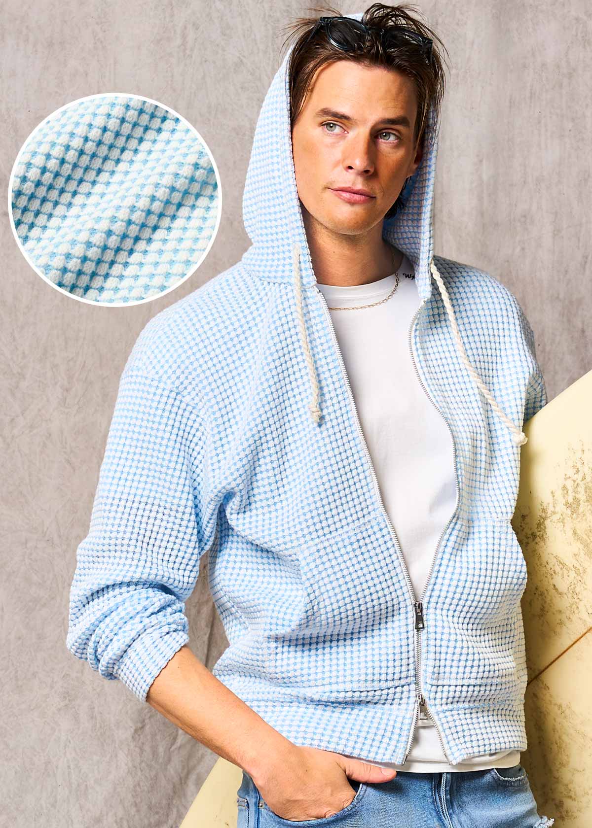 【朝晩の寒暖差にちょうどいい】この春はワッフルパーカに夢中！