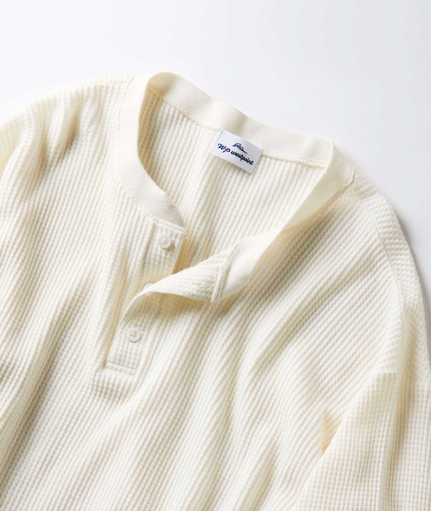 deuxieme classe   ドゥ　ヘンリーネック　ロング　今期　完売　白 deuxieme classe ドゥ ヘンリーネック ロング 今期 完売 白 【公式通販】