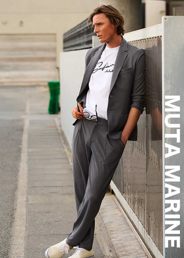 涼感メッシュで快適！ 〈ムータ・マリン〉の別注セットアップ