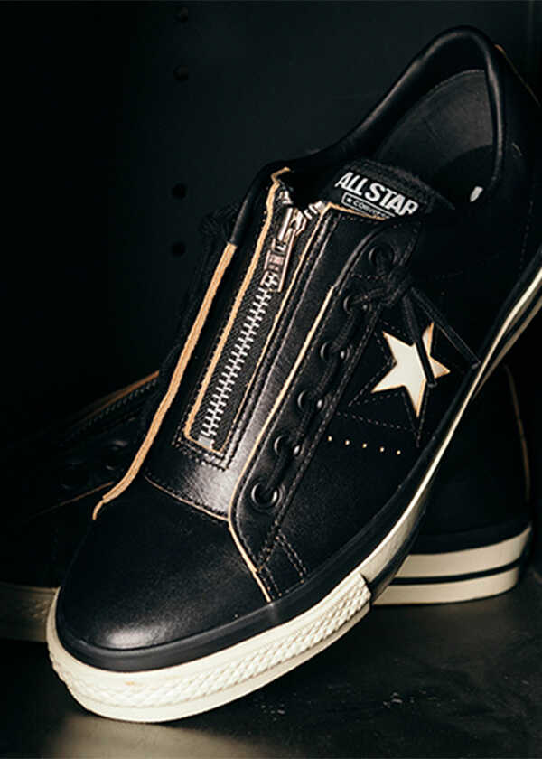 名作同士が奇跡の融合！ 大人の足元を飾る〈ショット〉×〈コンバース〉