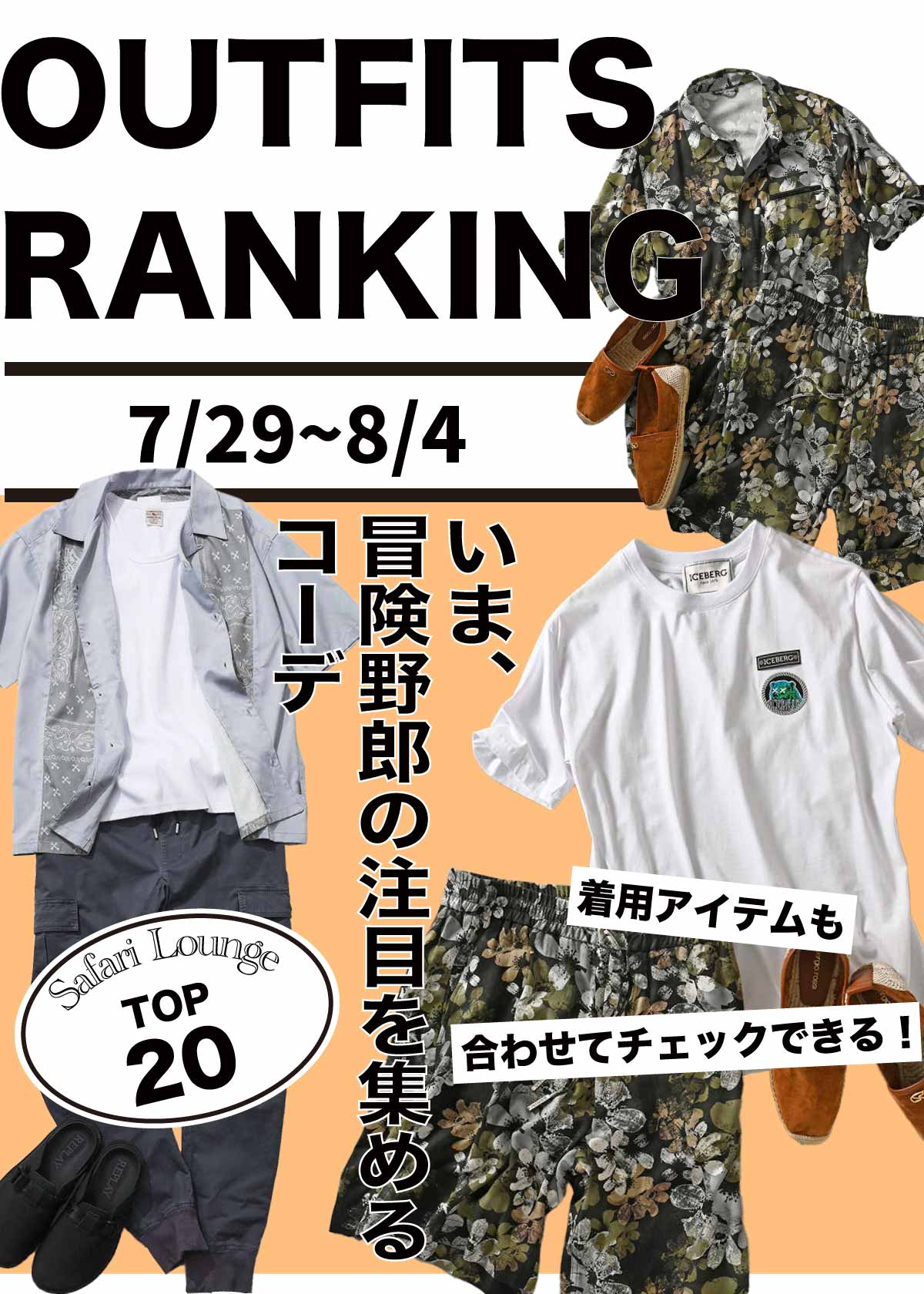【週間ランキング】もっともHOTなコーデ｜TOP20