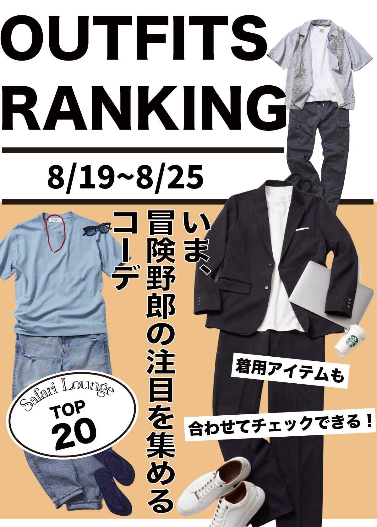 【週間ランキング】もっともHOTなコーデ｜TOP20