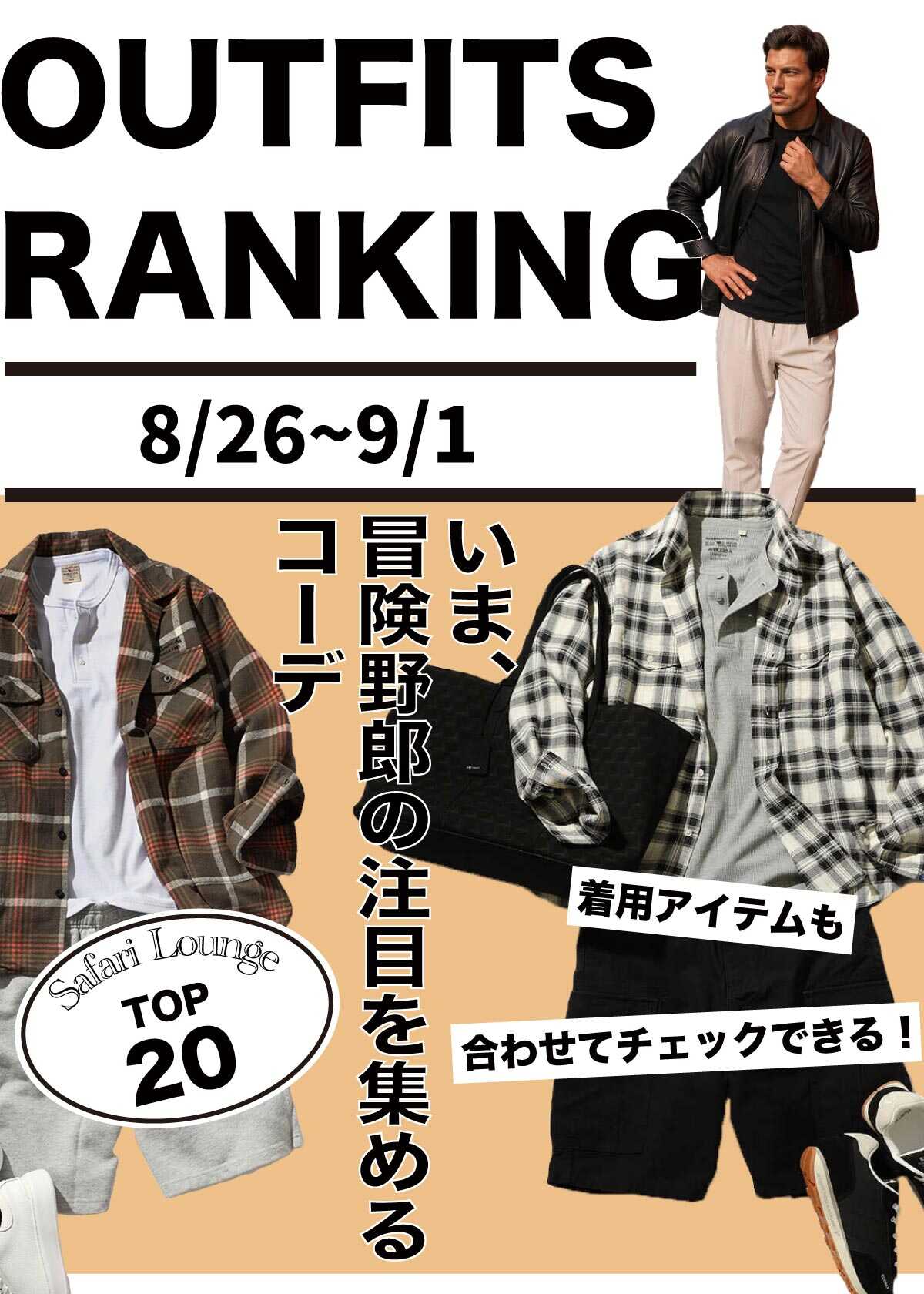 【週間ランキング】もっともHOTなコーデ｜TOP20