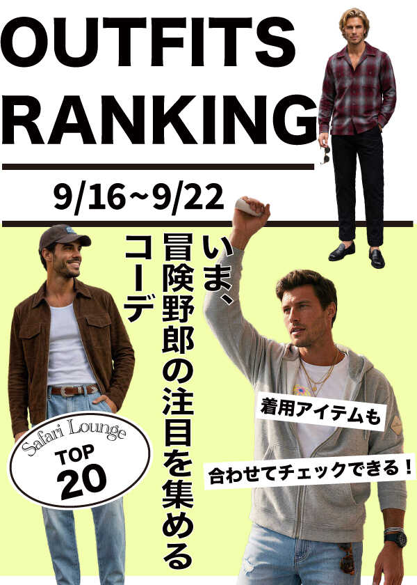 【週間ランキング】もっともHOTなコーデ｜TOP20