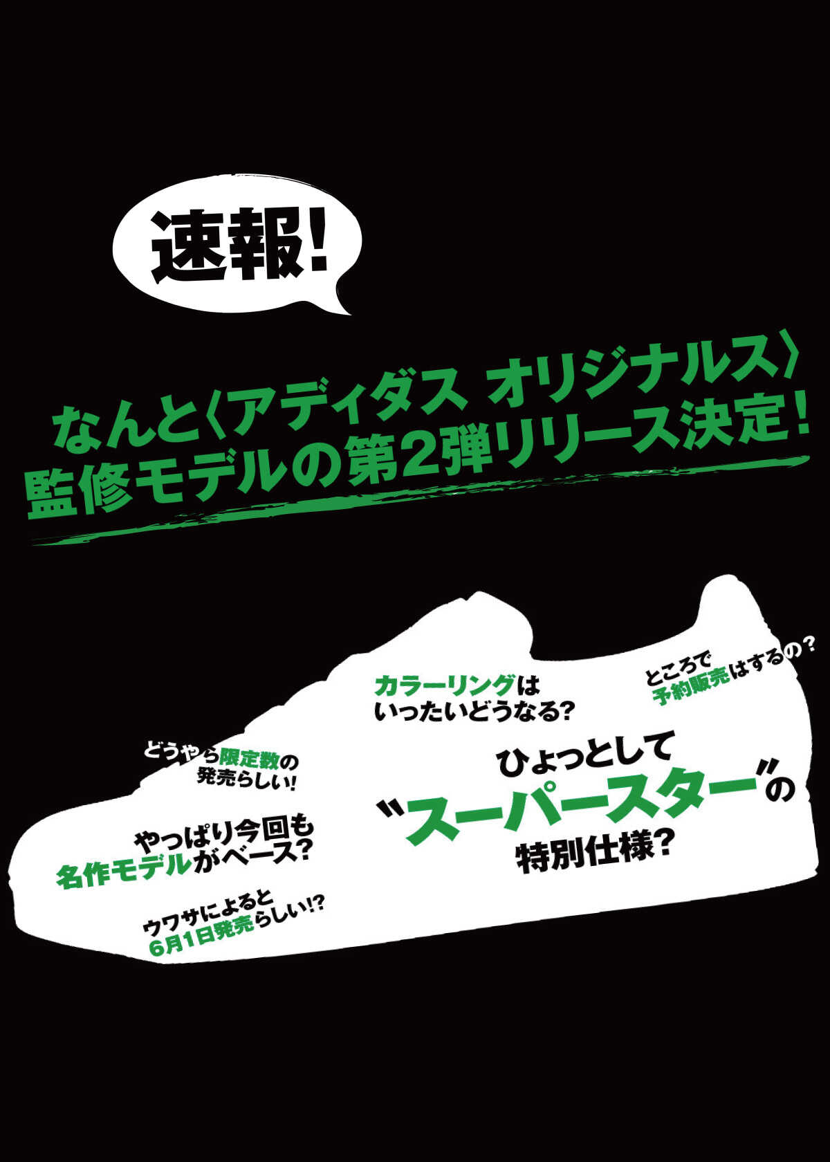 INFORMATION 【第2弾！】『Safari』監修限定スニーカーの正体は