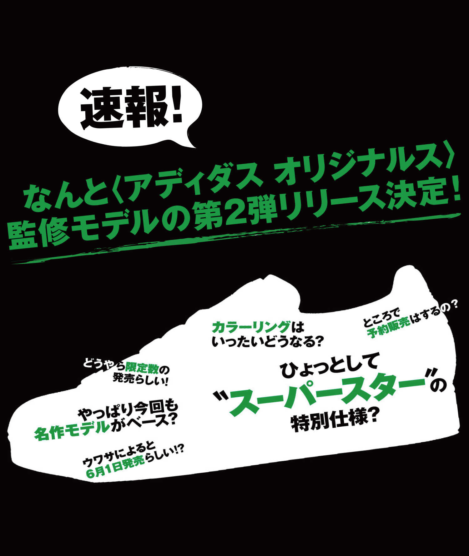 INFORMATION 【第2弾！】『Safari』監修限定スニーカーの正体は