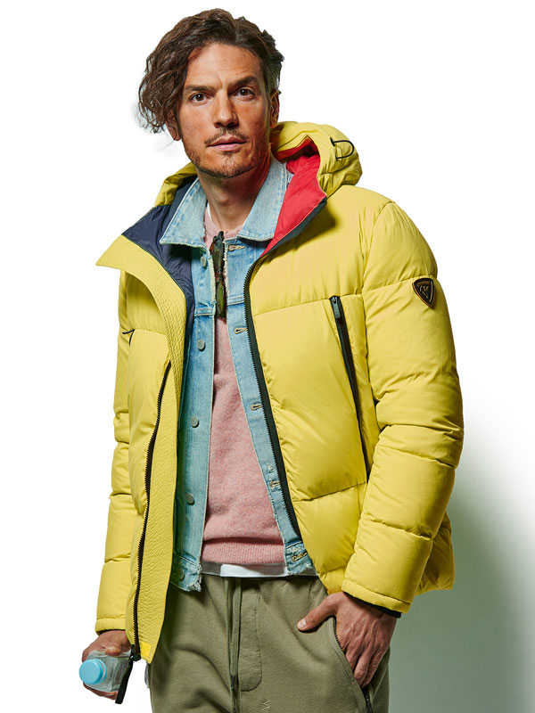 デジグア S デニム ダウン ジャケット 切り替え おしゃれ 個性的 派手 How to wear a Down Jacket! ダウンは+デニムJKでこなれる