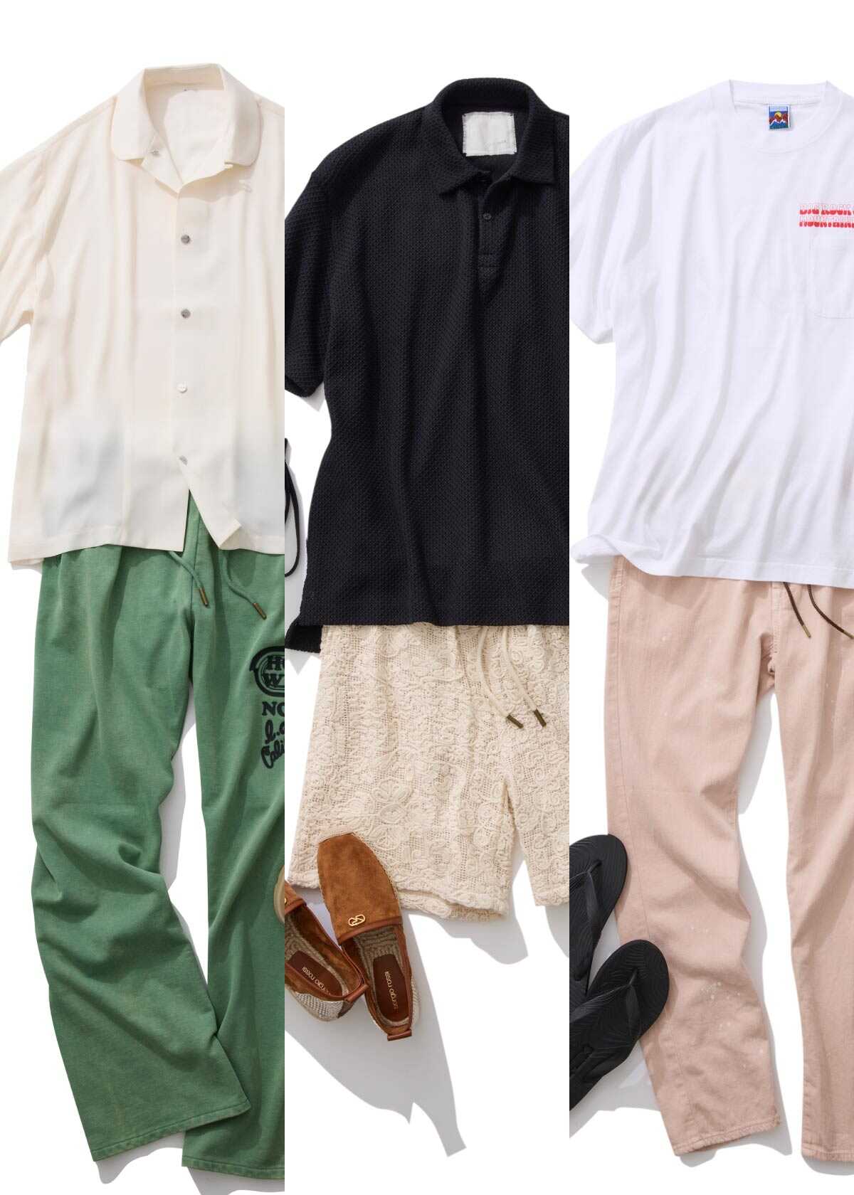ラフなのに品がいい！ 上品サーフコーデで魅せる夏の着こなし3選