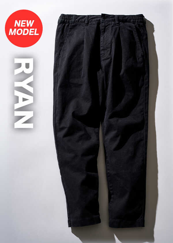 気になる〈ダブルピー ウエストポイント〉新型イージーパンツ”RYAN”の魅力に迫る！