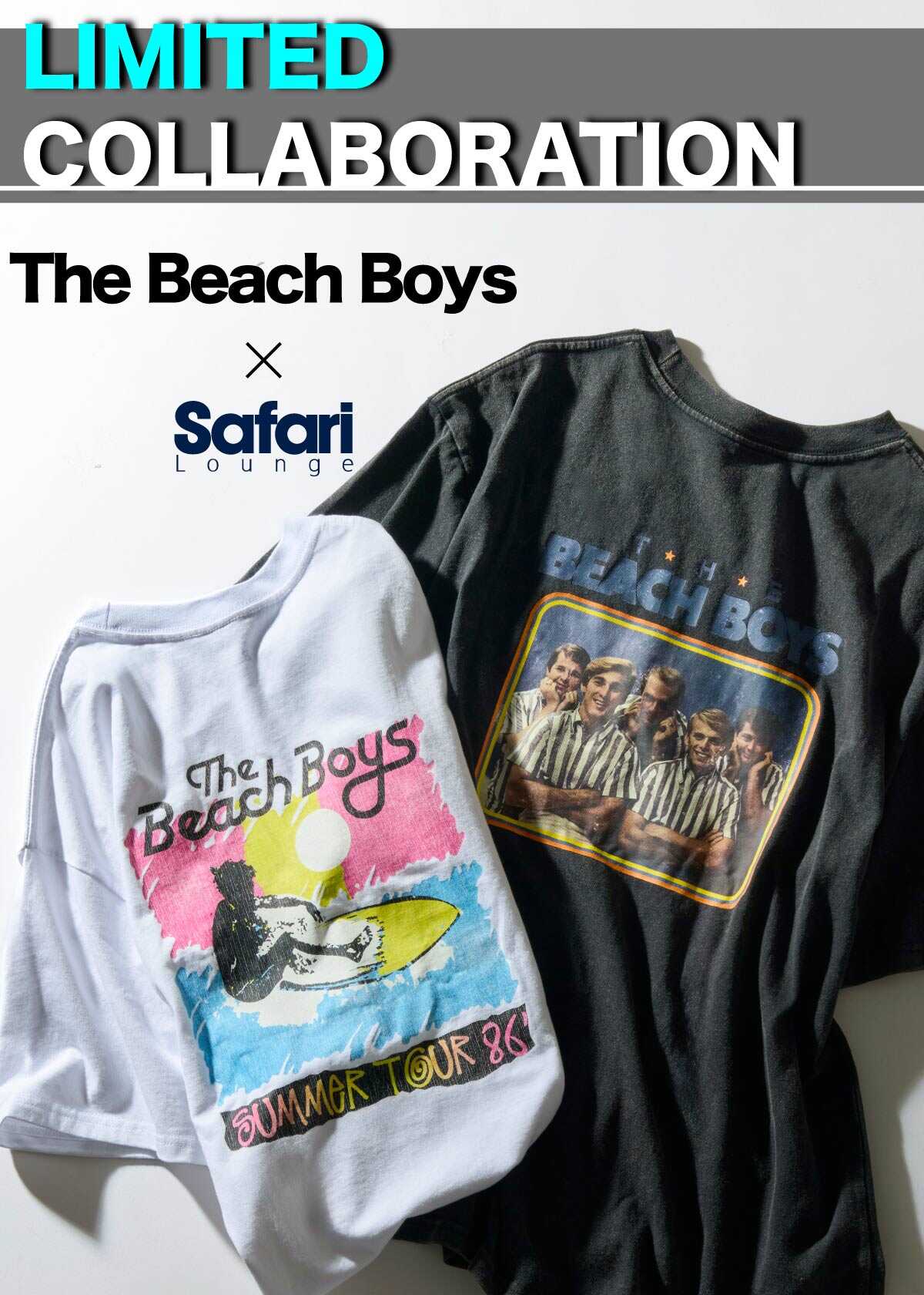 終わらない夏を纏う。”ビーチ・ボーイズ”の別注Tシャツ