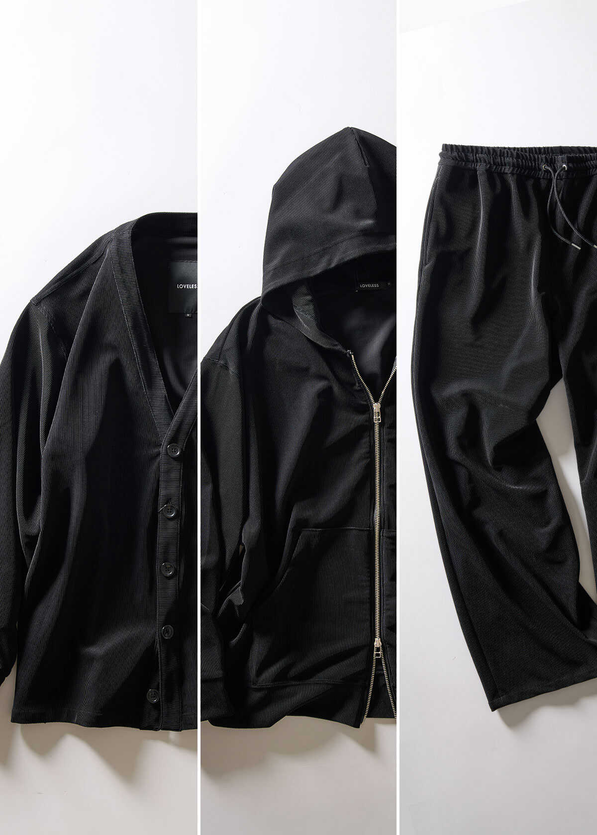 絶妙な”トロ”生地を採用した〈ラブレス〉の上品アイテム！