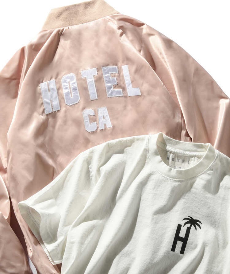今週の別注アイテム vol.2 〈ホテル 1171〉のサテンブルゾン＆Tシャツ 