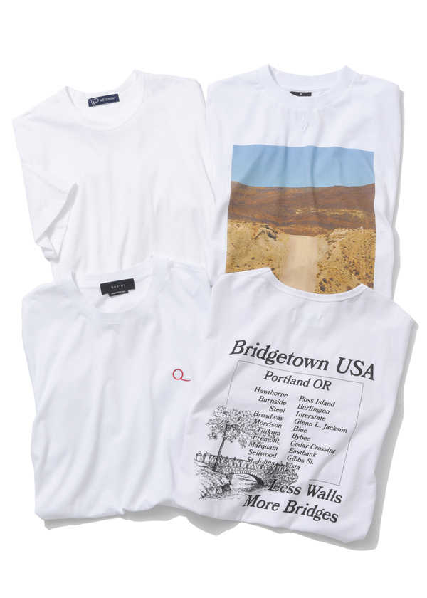 PICK UP ITEM vol.67 夏に欲しい白T、今年買うならどのタイプ