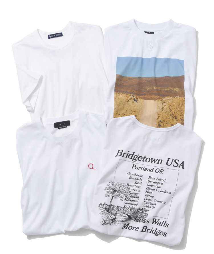 PICK UP ITEM vol.67 夏に欲しい白T、今年買うならどのタイプ