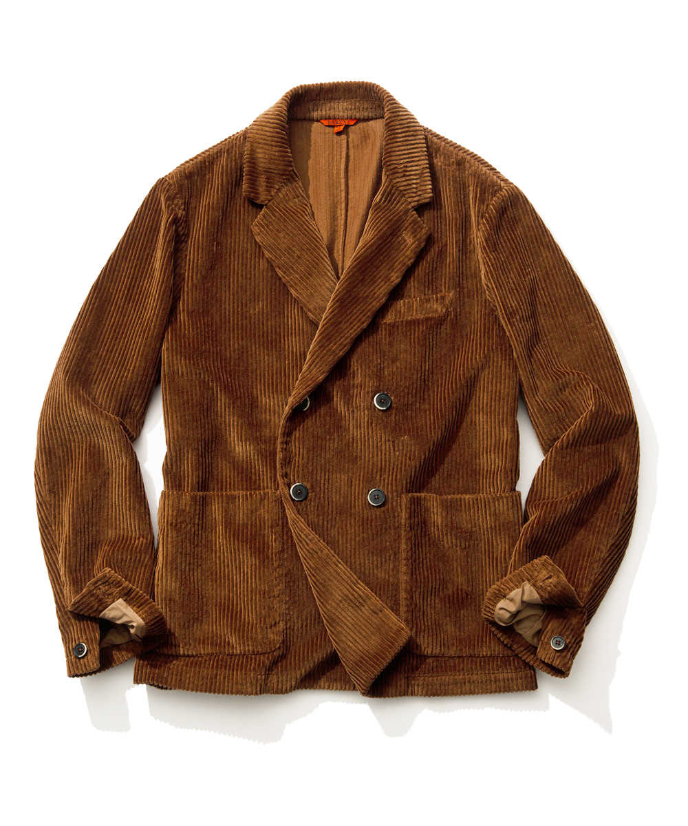 BARENA★新品11万円 バレナ ウールジャージー素材のダブルジャケット50 FOCUS BRAND vol.44 大人の色気を狙うなら〈バレナ〉を着れば