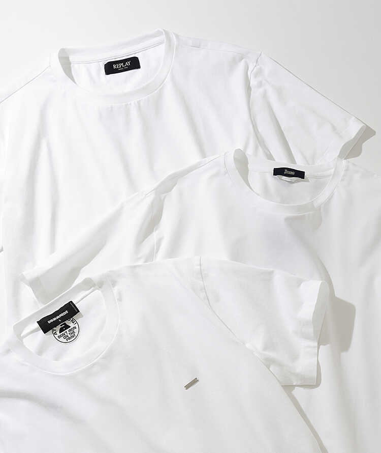 ACTIVE TAILOR】シルケットスムースクルーネックロングTシャツ｜メンズファッション通販 MEN'S BIGI ONLINE STORE  (メンズビギ オンラインストア) [Ｇｏｏｄ　ＧａｒｍｅｎｔＡＬＷＡＹＳＫＮＡＣＫＲＥＤＥＳＴ．１９４９　ＳＴＡＮＤＡＲＤＴＲＡＤＥ　ＭＡＲＫ] Tシャツ メンズ ア