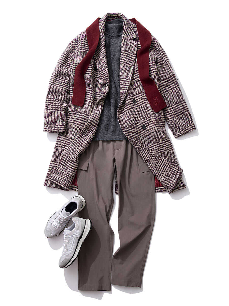 限定 チェック柄コート | ヘルノ | Safari Lounge